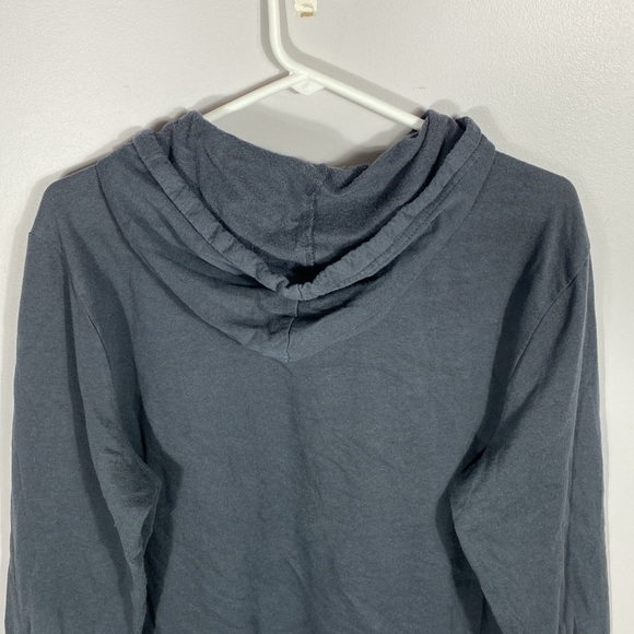 Marine Layer Men’s Charcoal Gray Hoodie kangaroo pocket size large - Picture 6 of 12